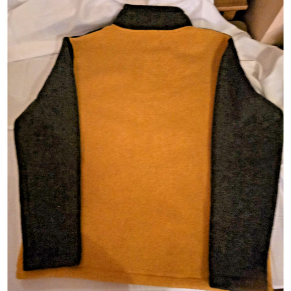 Smartwool Men Hudson Trail Fleece Full Zip Jacket Charcoal-Gold Size XXL - Picture 6 of 7